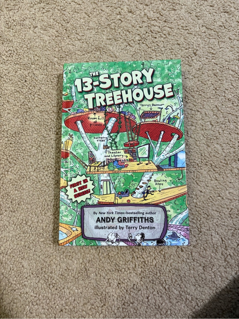 The 13-Story Treehouse by Andy Griffiths and The Misadventures of Max Crumbly